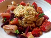 Polenta mit Gemüse aus dem Bratschlauch - Rezept