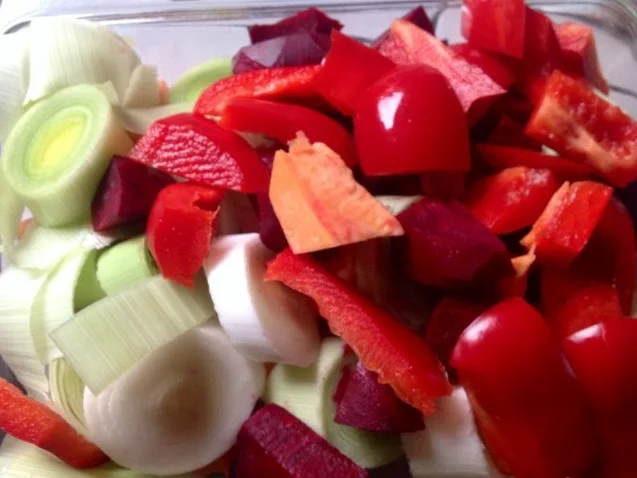 Rezept: Polenta mit Gemüse aus dem Bratschlauch Bild Nr. 13 Polenta mit Gemüse aus dem Bratschlauch - Rezept - Bild Nr. 13