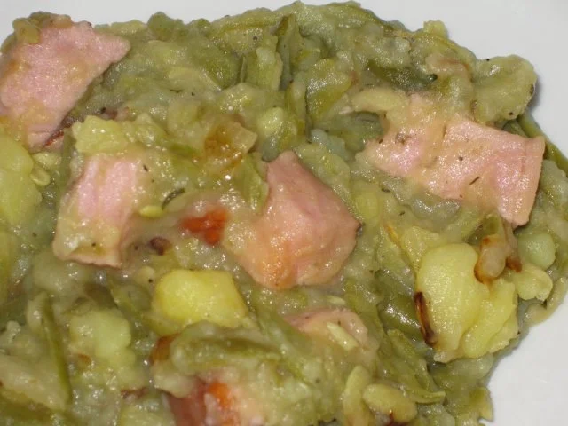 Saure Bohnen untereinander - Rezept