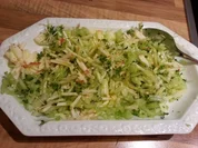 Apfel-Sellerie-Salat mit Kresse - Rezept