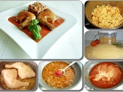 Schmackhafte Hähnchenschenkel  mit Taboulé - Rezept - Bild Nr. 16