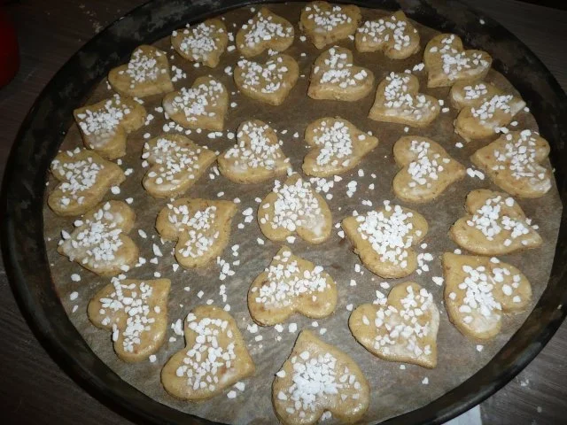 Rezept: Weihnachtsgebäck : Gefüllte Walnuss - Herzen ! ! Bild Nr. 5 Weihnachtsgebäck : Gefüllte Walnuss - Herzen ! ! - Rezept - Bild Nr. 5