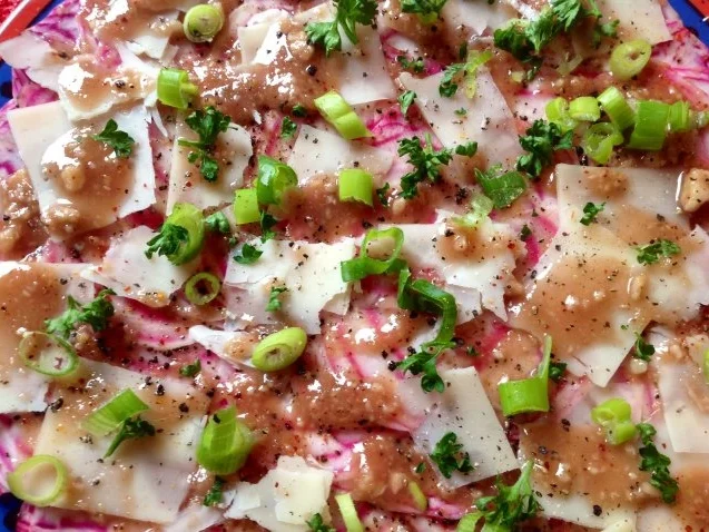 Rezept: Rote Bete Carpaccio Bild Nr. 2 Rote Bete Carpaccio - Rezept - Bild Nr. 2