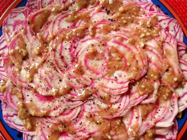 Rezept: Rote Bete Carpaccio Bild Nr. 13 Rote Bete Carpaccio - Rezept - Bild Nr. 13