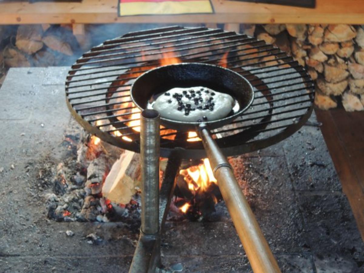 Blaubeer - Pfannkuchen - Rezept