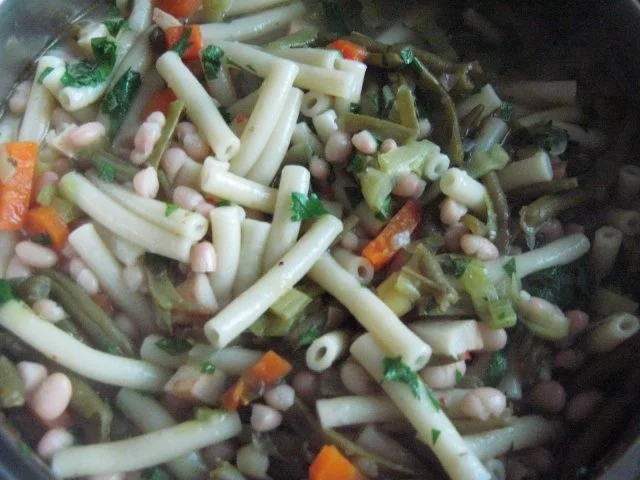 Rezept: Eintopf mit Bohnen und Pistou Eintopf mit Bohnen und Pistou - Rezept