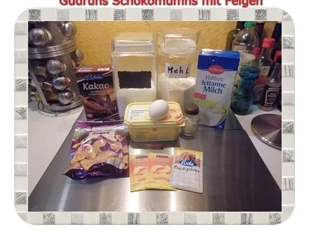 Muffins: Schokomuffins mit Feigen - Rezept - Bild Nr. 2