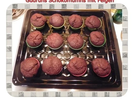Muffins: Schokomuffins mit Feigen - Rezept - Bild Nr. 15