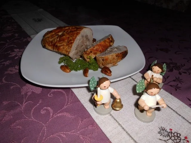 Rezept: Schweinefilet mit Pecanuss-Reis-Füllung>> Bild Nr. 7 Schweinefilet mit Pecanuss-Reis-Füllung>> - Rezept - Bild Nr. 7