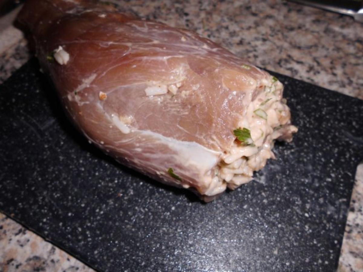 Schweinefilet mit Pecanuss-Reis-Füllung>> - Rezept - Bild Nr. 4