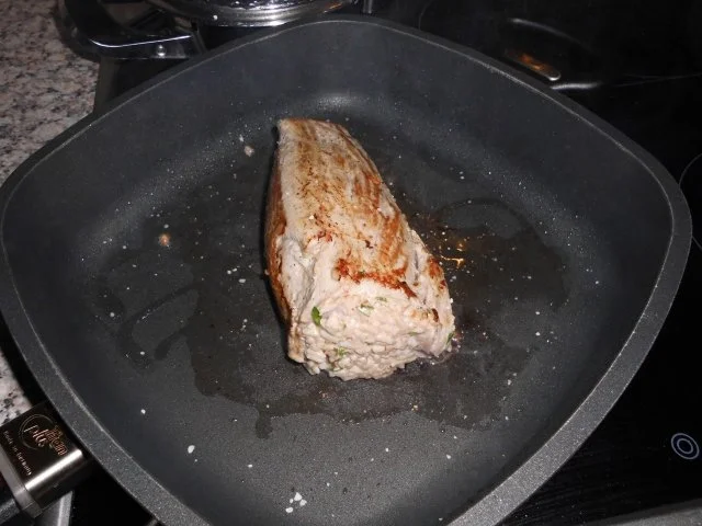 Rezept: Schweinefilet mit Pecanuss-Reis-Füllung>> Bild Nr. 5 Schweinefilet mit Pecanuss-Reis-Füllung>> - Rezept - Bild Nr. 5