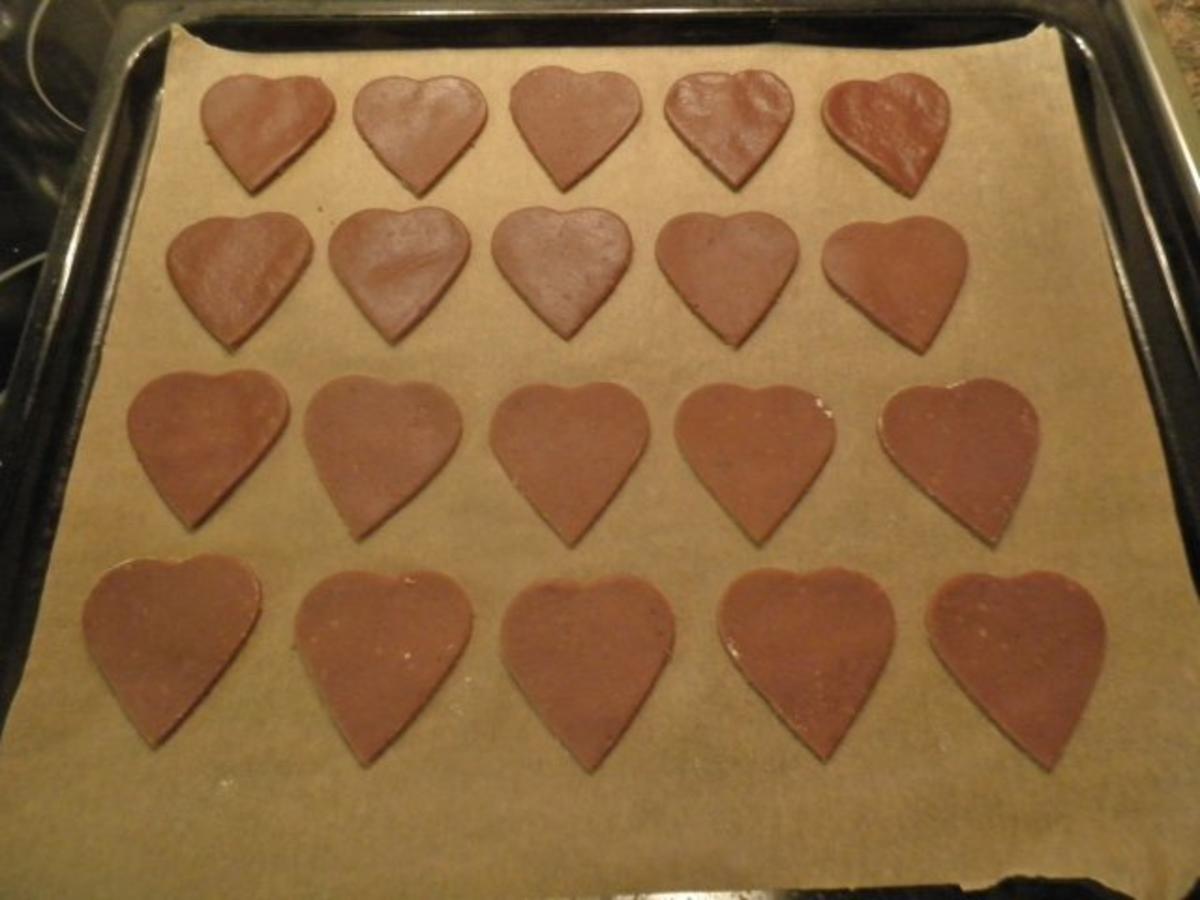 Marzipan - Schokoladen - Herzen ... - Rezept - Bild Nr. 8