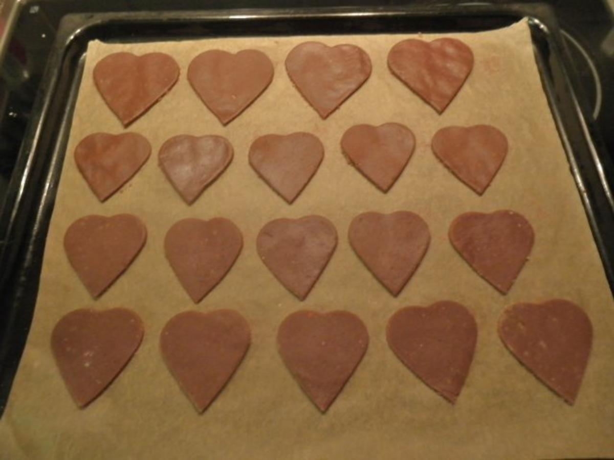 Marzipan - Schokoladen - Herzen ... - Rezept - Bild Nr. 10