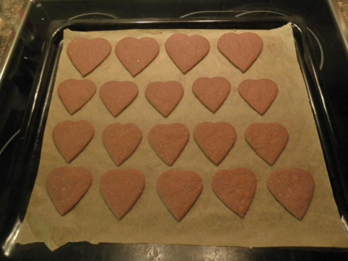 Marzipan - Schokoladen - Herzen ... - Rezept - Bild Nr. 11