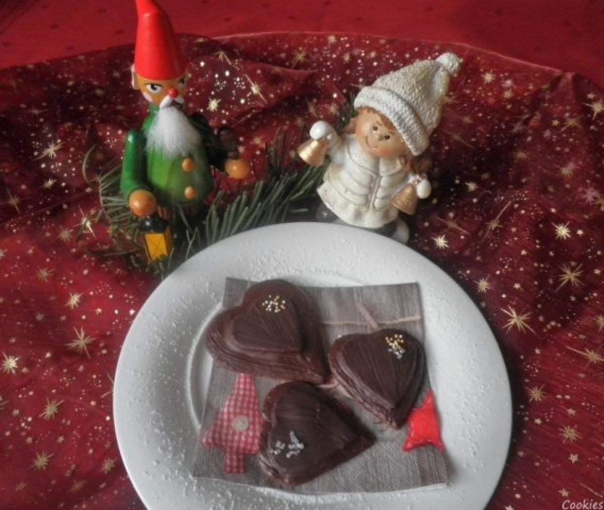 Marzipan - Schokoladen - Herzen ... - Rezept - Bild Nr. 2