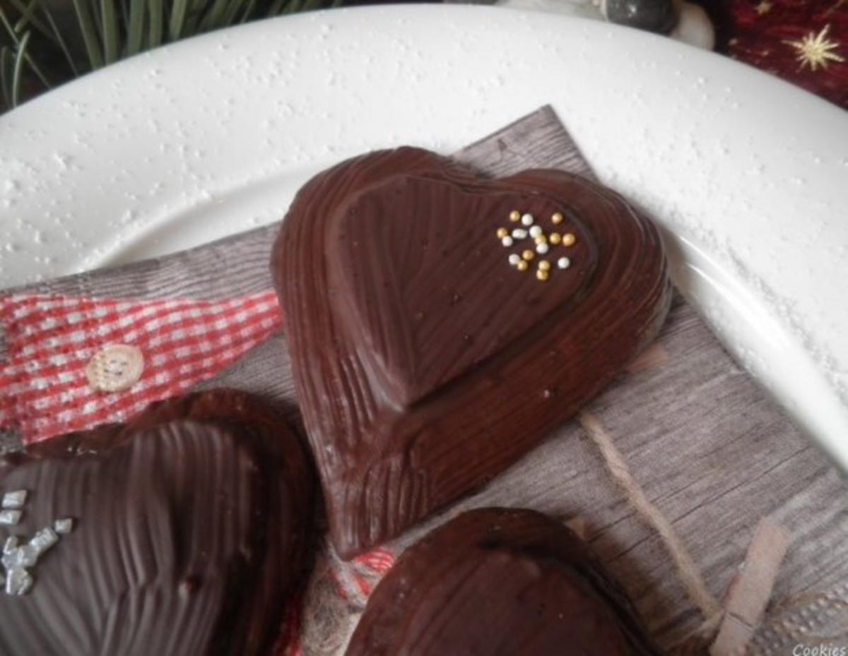 Marzipan - Schokoladen - Herzen ... - Rezept - Bild Nr. 4