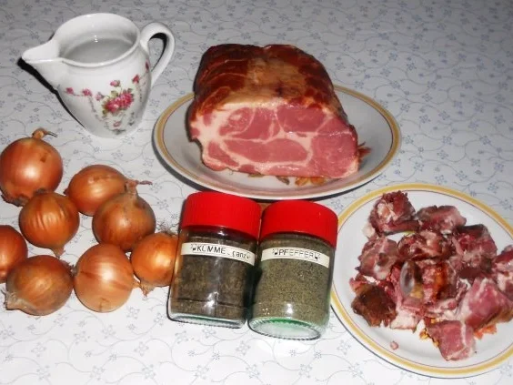 "Oma - Friede`s" - Ostpreußischer Kaßlernackenbraten (Rzpt. um 1939) - Rezept - Bild Nr. 2