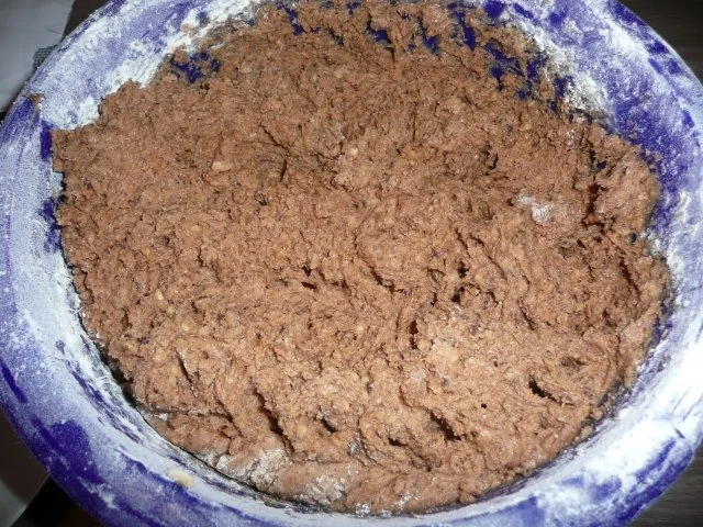 Weihnachtsgebäck : Zimtwaffeln mit Mandeln + Blockschokolade - Rezept - Bild Nr. 3