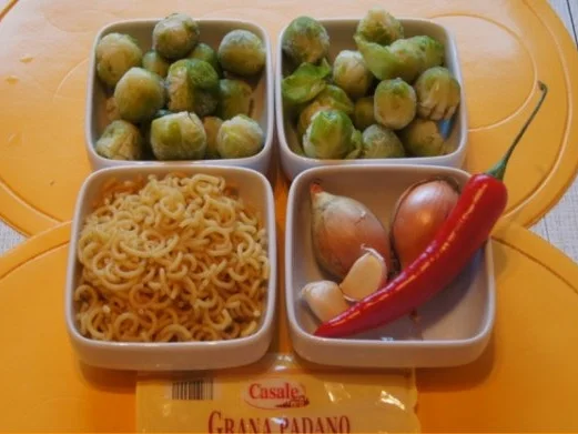 Rezept: Pasta mit Rosenkohl Bild Nr. 2 Pasta mit Rosenkohl - Rezept - Bild Nr. 2