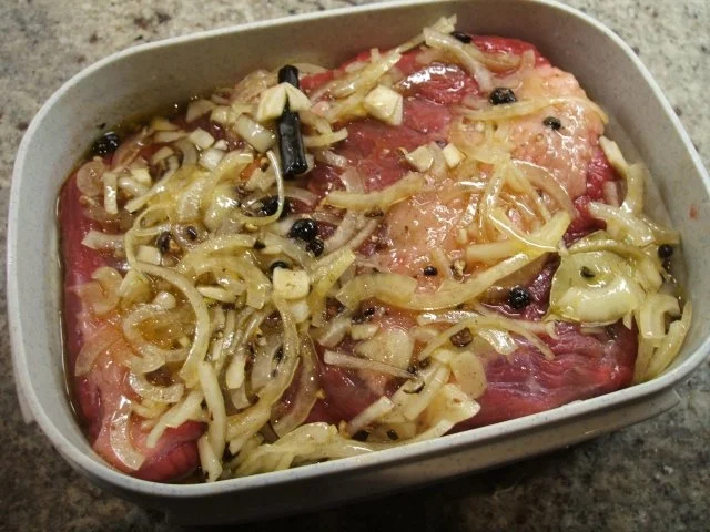 Fleisch: Rinderbrust "Kanadischer Beduinengrieche" - Rezept - Bild Nr. 5
