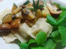 Artischocken-Ravioli und Gemüse in Rosmarinsauce - Rezept
