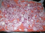 Hack-Zwiebel-Blech - Rezept