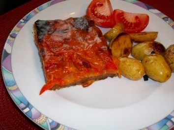 Rezept: Hack-Zwiebel-Blech Hack-Zwiebel-Blech - Rezept