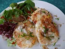 Frittierte Eier mit Salat - Rezept