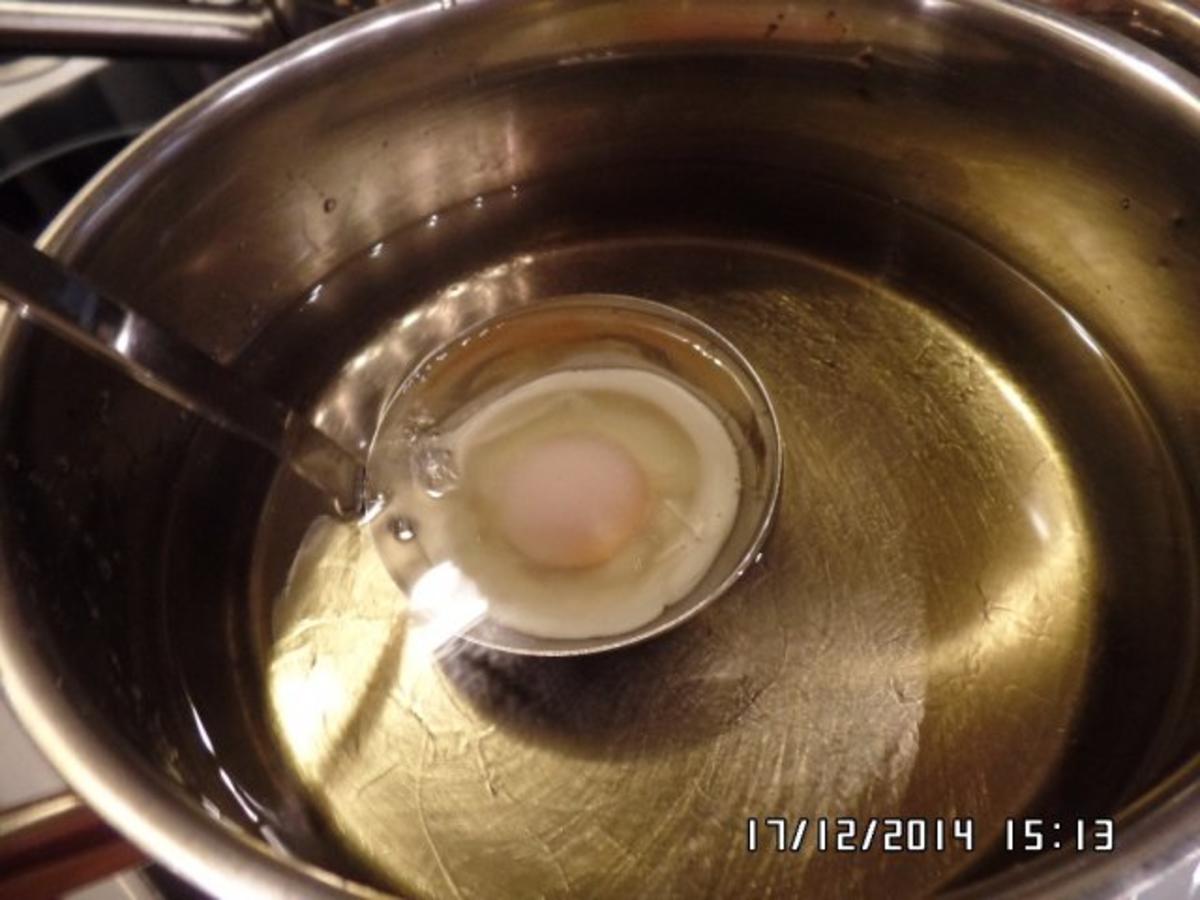 Frittierte Eier mit Salat - Rezept - Bild Nr. 2