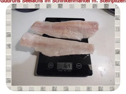 Fisch: Seelachs im Schinkenmantel mit Steinpilzen - Rezept - Bild Nr. 2