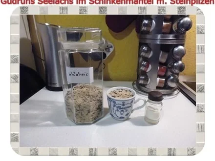 Fisch: Seelachs im Schinkenmantel mit Steinpilzen - Rezept - Bild Nr. 4