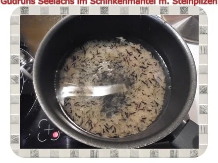 Fisch: Seelachs im Schinkenmantel mit Steinpilzen - Rezept - Bild Nr. 5