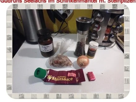 Fisch: Seelachs im Schinkenmantel mit Steinpilzen - Rezept - Bild Nr. 10