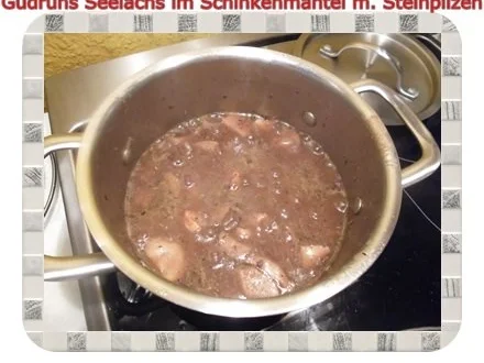 Fisch: Seelachs im Schinkenmantel mit Steinpilzen - Rezept - Bild Nr. 16