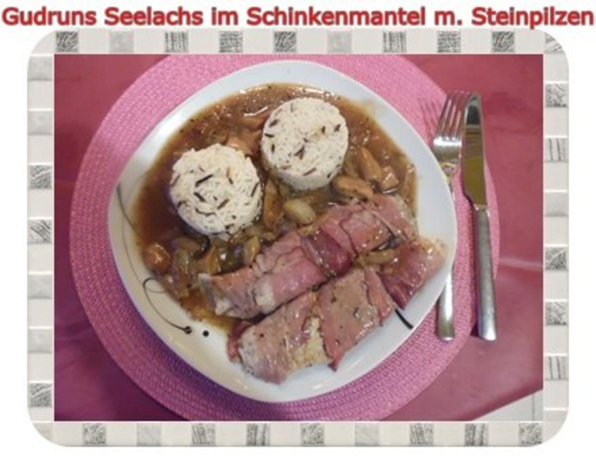 Fisch: Seelachs im Schinkenmantel mit Steinpilzen - Rezept - Bild Nr. 19