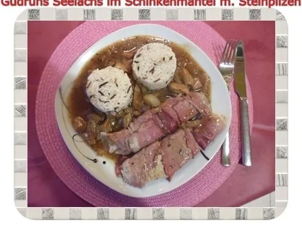 Fisch: Seelachs im Schinkenmantel mit Steinpilzen - Rezept - Bild Nr. 19