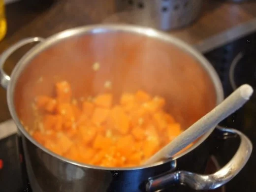 Rezept: Ingwer-Knoblauch-Möhren-Suppe Bild Nr. 4 Ingwer-Knoblauch-Möhren-Suppe - Rezept - Bild Nr. 4