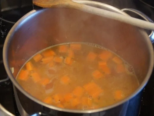 Rezept: Ingwer-Knoblauch-Möhren-Suppe Bild Nr. 5 Ingwer-Knoblauch-Möhren-Suppe - Rezept - Bild Nr. 5