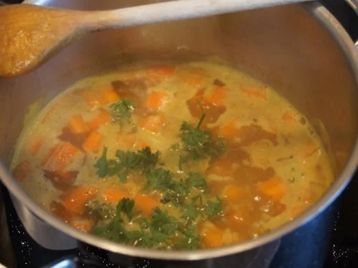 Rezept: Ingwer-Knoblauch-Möhren-Suppe Bild Nr. 6 Ingwer-Knoblauch-Möhren-Suppe - Rezept - Bild Nr. 6