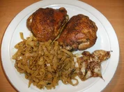 Fleisch: Spanisches Knoblauchhuhn; Pollo al ajillo - Rezept