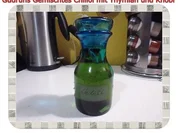 Öl: Gemischtes Chiliöl mit Thymian und Knobi - Rezept