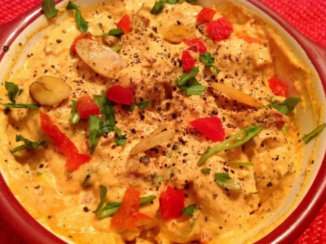 Rezept: Ricotta-Paprika-Mandel-Dip Ricotta-Paprika-Mandel-Dip - Rezept