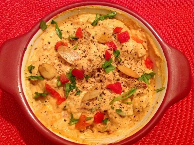 Rezept: Ricotta-Paprika-Mandel-Dip Bild Nr. 2 Ricotta-Paprika-Mandel-Dip - Rezept - Bild Nr. 2