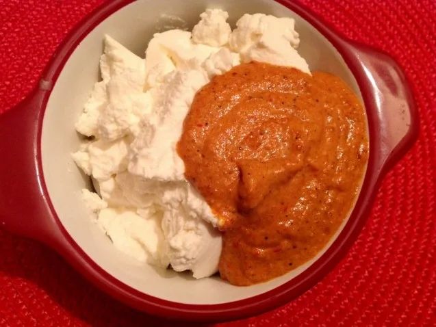 Rezept: Ricotta-Paprika-Mandel-Dip Bild Nr. 7 Ricotta-Paprika-Mandel-Dip - Rezept - Bild Nr. 7