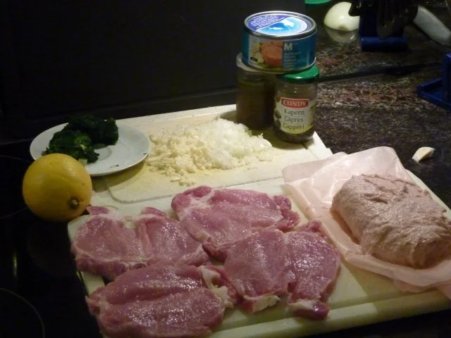 Rezept: Gefüllte kalbsplätzchen an Meerrettichsauce Bild Nr. 2 Gefüllte kalbsplätzchen an Meerrettichsauce - Rezept - Bild Nr. 2