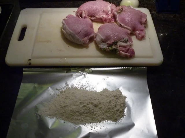 Rezept: Gefüllte kalbsplätzchen an Meerrettichsauce Bild Nr. 5 Gefüllte kalbsplätzchen an Meerrettichsauce - Rezept - Bild Nr. 5