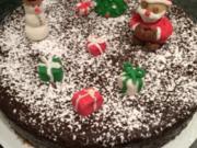 Weihnachtlicher Schokoladenkuchen - Rezept