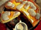 Käsekuchen mit Rührteig-Klecksen - Rezept