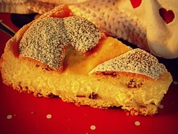Käsekuchen mit Rührteig-Klecksen - Rezept - Bild Nr. 2
