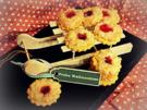 Weihnachtsplätzchen: Kokosmakronen auf Mürbteig - Rezept